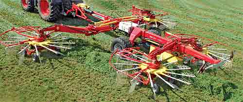 Валкообразователь четырехроторный Pottinger Top 1252 C