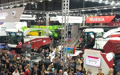 Рекордный по площади российский павильон представлен на выставке AGRITECHNICA 2019