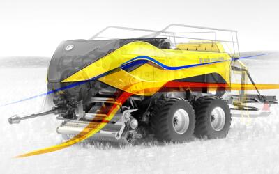 Большой тюковый пресс-подборщик New Holland BigBaler 1290 High Density победил в конкурсе Good Design Award 2020