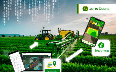 John Deere и Solorrow представили новое приложение для точного земледелия