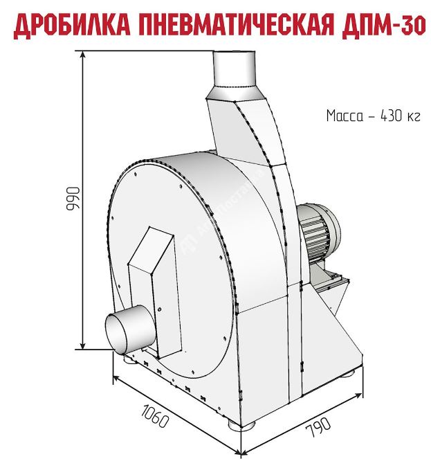 Дробилка для Зерна 5 т/ч