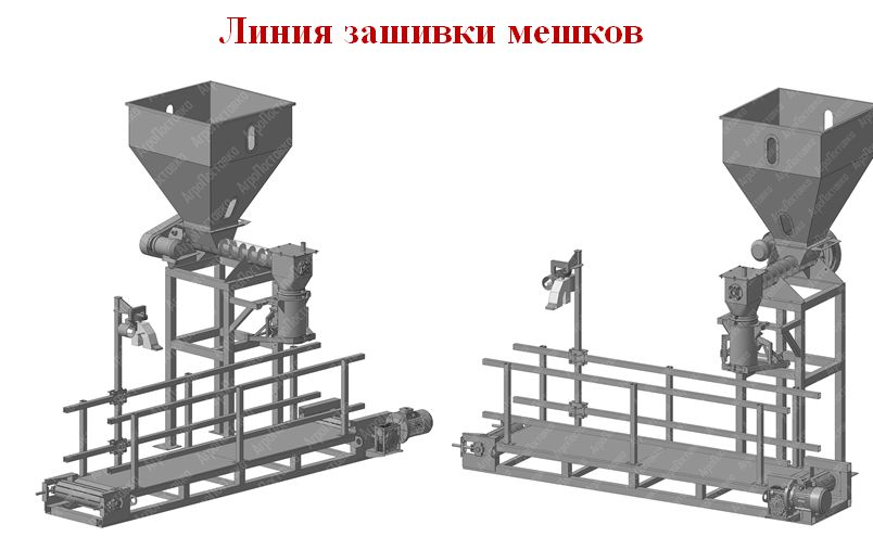 Линия Фасовки Упаковки мешков